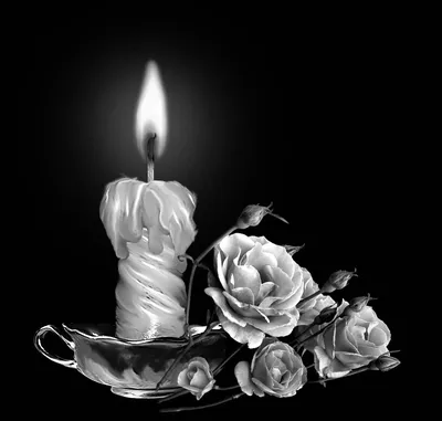 Черно-белая свеча стоковое изображение. изображение насчитывающей воск -  131482341