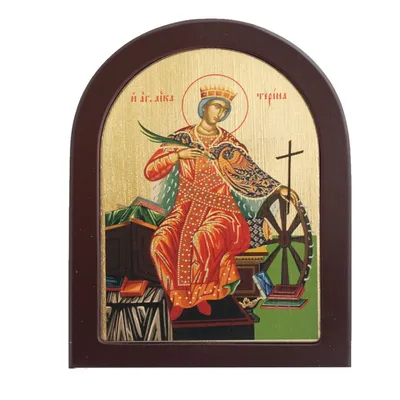 Икона Святая Екатерина (Дивеевская икона)