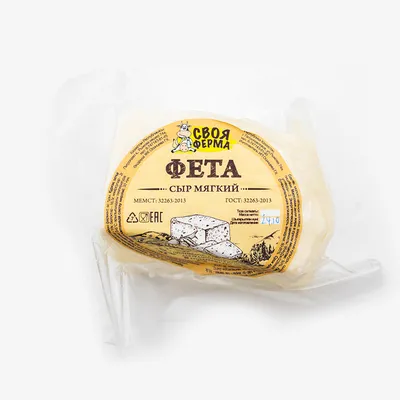Сыр фета Своя ферма кг | Сыр | Arbuz.kz