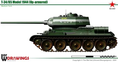 T-34/85 M1944 Medium Tank