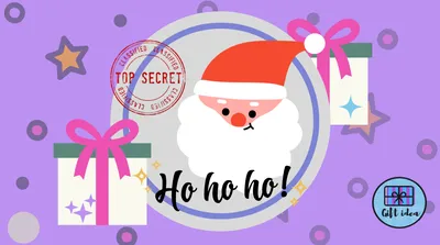 Тайный Санта-Клаус Секретные подарки Шаблон, баннер Иллюстрация вектора -  иллюстрации насчитывающей празднество, подарок: 159191698