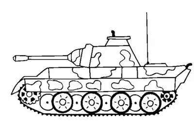 Раскраска техника военная техника танки первой и второй мировой вой...