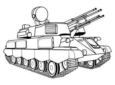 Раскраска Танки 🖍. Раскрашиваем любимыми цветами бесплатно и с улыбкой 👍