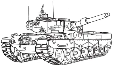 Рисунок танка карандашом - 56 фото