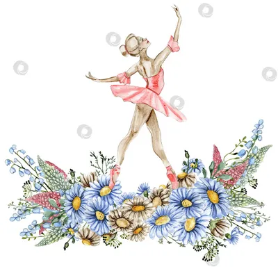Нарисованные от руки элементы мультяшной девушки в танцевальном платье PNG  , девушка, мультипликация, синий PNG картинки и пнг PSD рисунок для  бесплатной загрузки