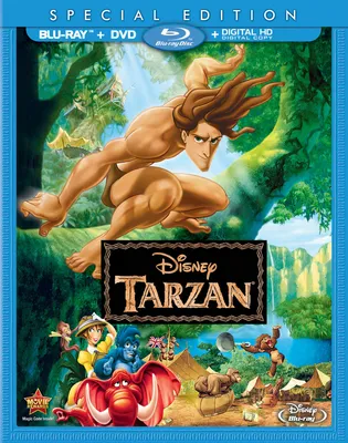 VHS \"Тарзан \" Tarzan, мультфильм, 1999