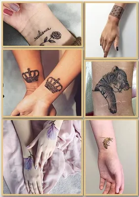 Водостойкая временная татуировка-наклейка, рука, запястье, нога, круг,  боди-арт, поддельная татуировка – купить по низким ценам в  интернет-магазине Joom