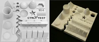 Тестовая модель для 3D принтеров высокого разрешения (с расшифровкой тестов)