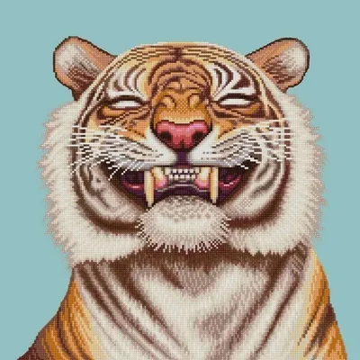 Купить фреску Тигры «Тигр рисунок» | PINEGIN