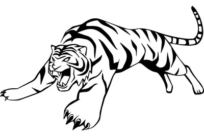 Рисунок на канве с нитками мулине Белый тигр 32,6х58,2 см NITEX 4337035  купить в интернет-магазине Wildberries