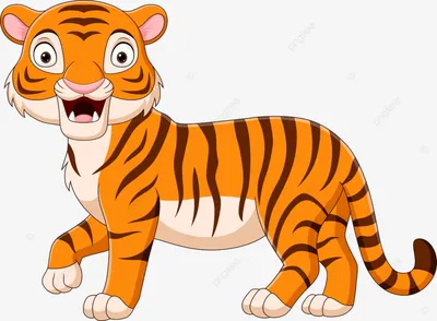 Рисунок тигра со словом тигр на нем | Премиум Фото