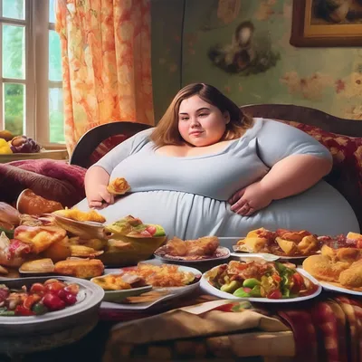 Фото толстых девушек с едой: разнообразие картинок на выбор