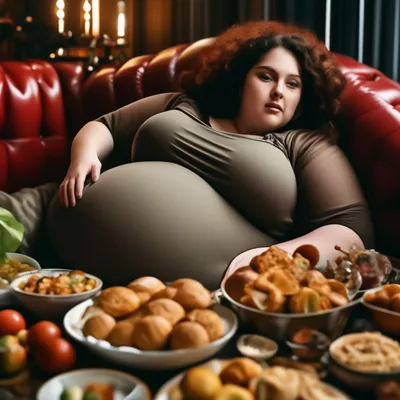 Фото толстых девушек с едой: обои на вашем выборе