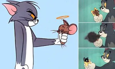 Обои Мультфильмы Tom And Jerry, обои для рабочего стола, фотографии  мультфильмы, tom and jerry, кот, мультик, мышка, том, и, джерри Обои для  рабочего стола, скачать обои картинки заставки на рабочий стол.