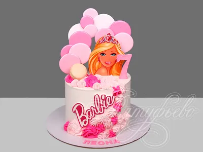 Торт Барби для девочки 21084323 стоимостью 8 770 рублей - торты на заказ  ПРЕМИУМ-класса от КП «Алтуфьево»