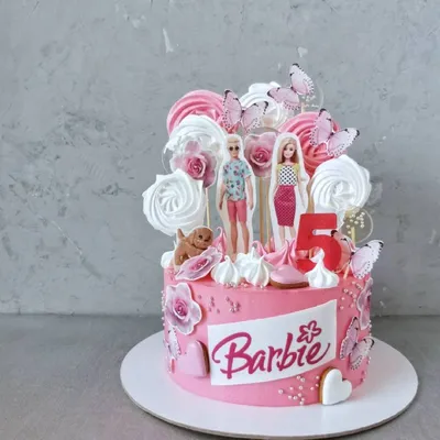 Торт барби | Торт, Розовый торт, Барби