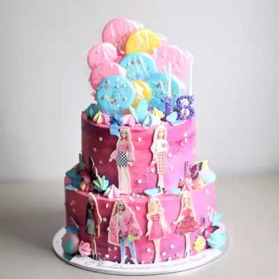 Торт принцесса Барби — на заказ по цене 950 рублей кг | Кондитерская  Мамишка Москва