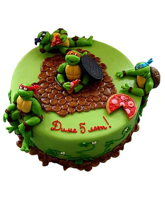 Delicious Ninja Turtles Cake in Kiev
