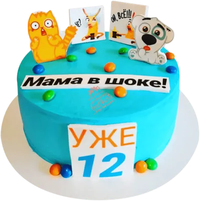 Торт мальчику на 12 лет №13305 купить по выгодной цене с доставкой по  Москве. Интернет-магазин Московский Пекарь