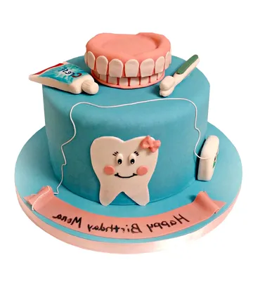 Торт для стоматолога - Кондитерская мастерская Комарист: фото, цена,  купить, доставка