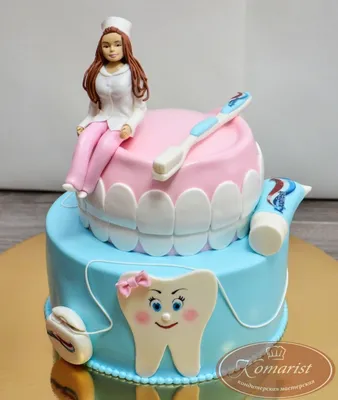 Торт для стоматологической клиники