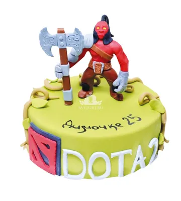 Фотка торта Dota 2 в хорошем качестве для андроид
