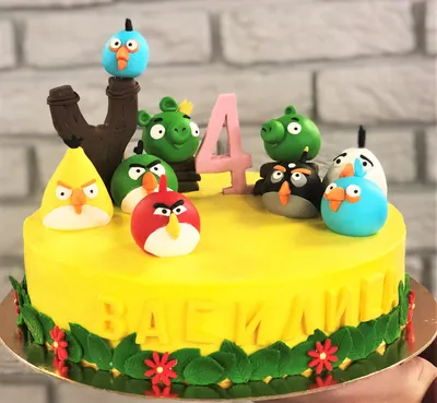 Торт \"Angry Birds\"