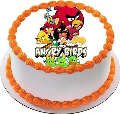торт angry birds фото