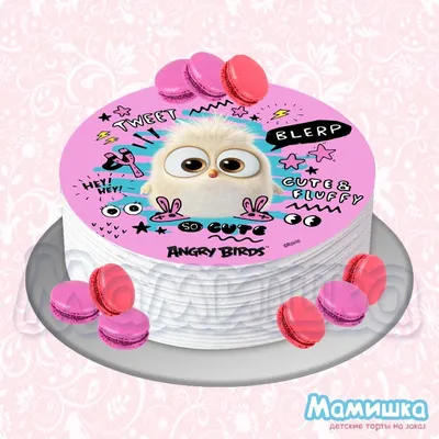 Детский торт для мальчика \"Angry Birds №4\" можно приобрести по отличной  цене от 3100.00 рублей