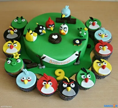 Заказать Фототорт Angry Birds