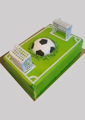 ☆Детские торты на заказ Киев- Футбольное поле с бутсами и мячом. Созвездие  сладостей