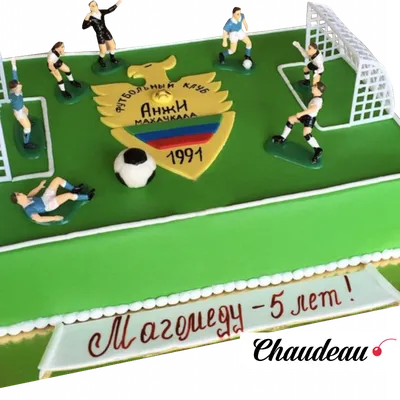 Торт Футбол на 8 лет 1801822 стоимостью 12 600 рублей - торты на заказ  ПРЕМИУМ-класса от КП «Алтуфьево»