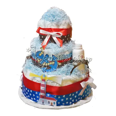 Купить торт из памперсов Baby Sailor для новорожденного мальчика