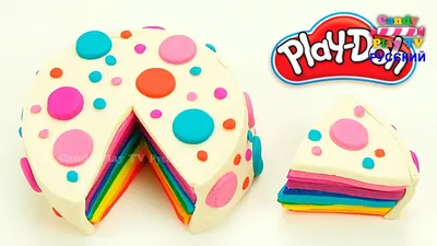 Лепим Торт из Пластилина Play Doh | Учим цвета с Плей До для детей | Плей  До Пластилин для малышей - YouTube