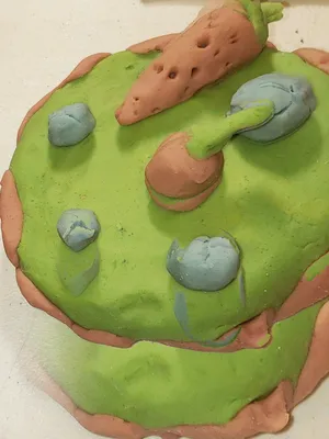 Торт из пластилина для детей пошагово