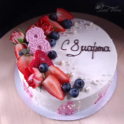 Торт Цифра — рецепт торта на праздник 8 марта от Лизы Глинской — видео / NV