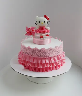 Детский торт торт хеллоу китти, торт Hello Kitty