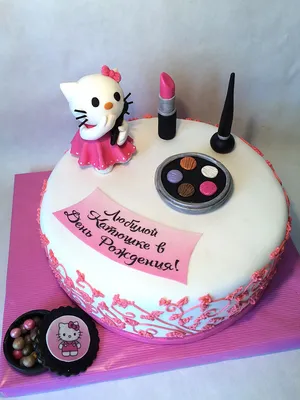 Розовый торт «Hello, Kitty» | КОТ И ТОРТ
