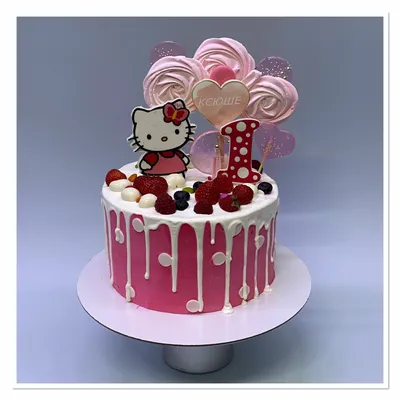 Торт Хелло Китти Hello Kitty Кремовые торты для детей Cake Hello Kitty -  YouTube