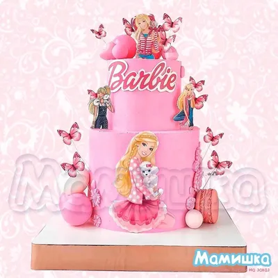 Торт для девочки Кукла Барби купить в кондитерской cakesberry.ru c  доставкой по г. Старый Оскол и Губкин