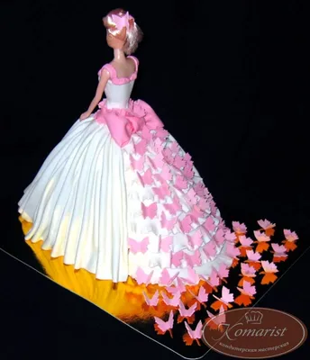 Торт Кукла Барби на 6 лет 2901919 стоимостью 7 375 рублей - торты на заказ  ПРЕМИУМ-класса от КП «Алтуфьево»