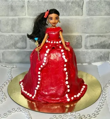Торт Кукла Barbie 0705719 стоимостью 7 200 рублей - торты на заказ  ПРЕМИУМ-класса от КП «Алтуфьево»