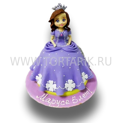 Торт “Кукла с бирюзовыми розами” АРТ. 00289 | Торты на заказ в Новосибирске  \"ElCremo\"