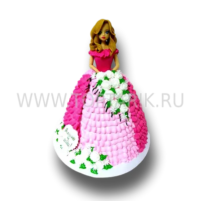 Торт кукла 200310521 детский девушкам стоимостью 8 250 рублей - торты на  заказ ПРЕМИУМ-класса от КП «Алтуфьево»