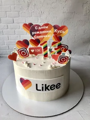 Детский торт тик ток лайк — https://sabicake.ru