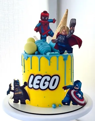 Пин от пользователя Морозова Анастасия Игоревна на доске торты | Лего торт  на день рождения, Лего торт, Торт для ребёнка