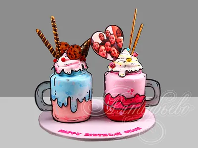 Торт ко дню рождения Кекс Шоколадный торт Мультяшный торт, шоколадный торт,  еда, Украшение торта, мультфильм png | Klipartz