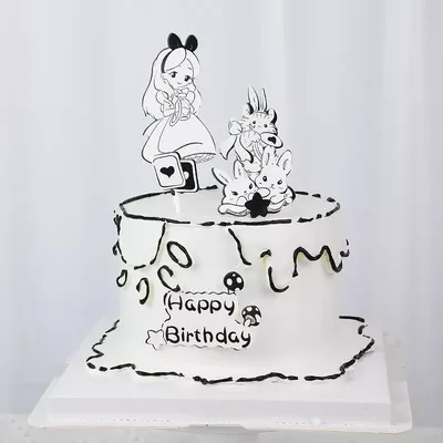 Ручная роспись торт ко дню рождения Мультфильм торт Кубок торт Открытка на  день рождения PNG , Любовный пирог, мультяшный, Ручная роспись торт ко дню  рождения PNG картинки и пнг рисунок для бесплатной