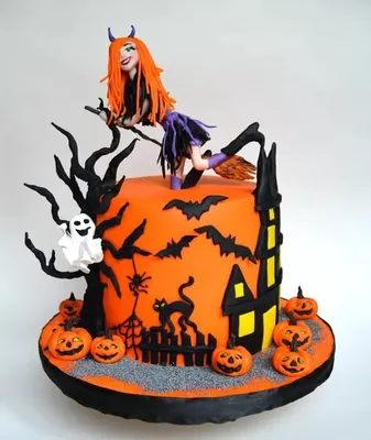 Торт на хэллоуин halloween № 1667 на заказ с доставкой недорого, фото торта,  цена в интернет-магазине