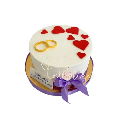 Торт на Коралловую Свадьбу | Торт, Торт на день рождения, Торт на годовщину  свадьбы